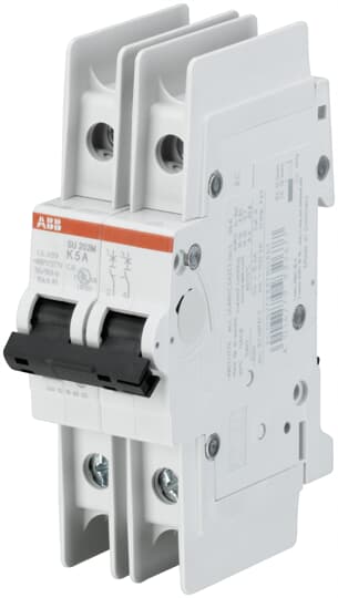 ABB Controls Thermal Magnetic Circuit Breaker; 2-Pole; 3A; 480Y/277VAC/96VDC; Lever; Box Lug Terminal; C Trip Curve; UL 489